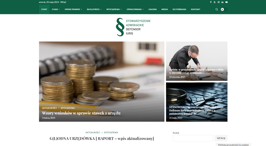 strona blogowa defensoriuris.pl
