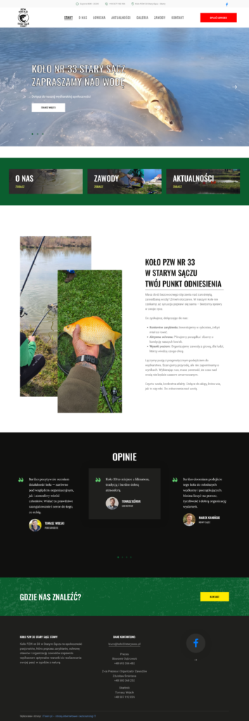 Screenshot 2026-05-31 at 18-18-21 Koło PZW 33 Stary Sącz Stawy